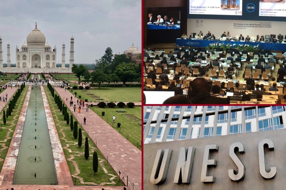collage of unesco heritage sites