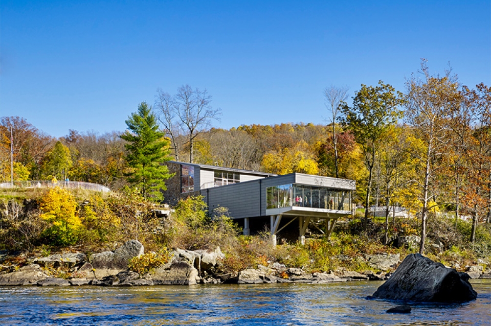 Ohiopyle from River