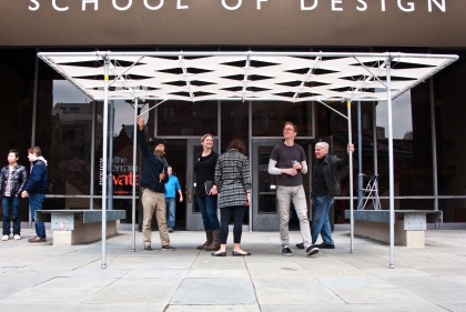 Pavilion in front of School of Design