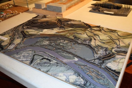 3D Topological map of quarry design