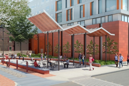 Dolly Ottey Park, concept rendered perspective