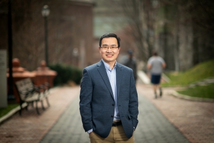 A portrait of Li on Locust Walk 
