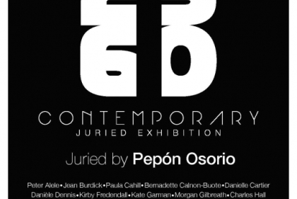 Poster for 215610 Juried Exhibition. Juried by Pepon Osorio