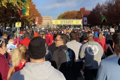 Starting line for Rocky Run