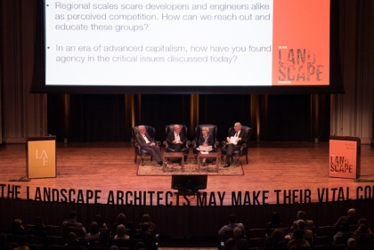 Panel At The Landscape Architecture Foundation Summit at Penn, June 2016