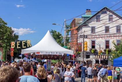 Street festival in Northern Liberties