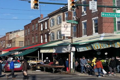 The Italian market in philadelphia