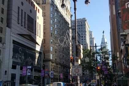 Street view in Center City Philadelphia