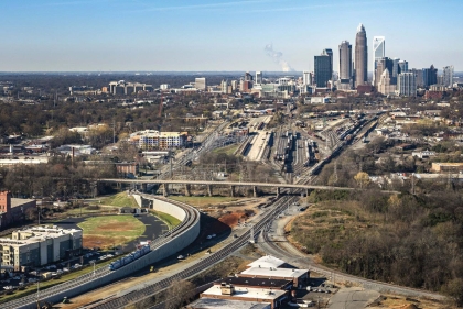 Charlotte, North Carolina skyline by day