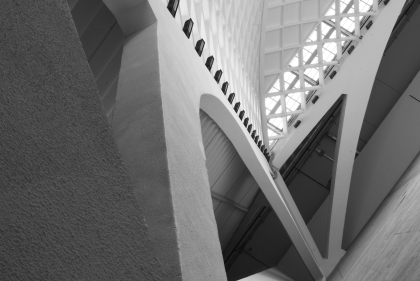 black and white concrete architecture