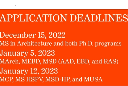 Application Deadlines