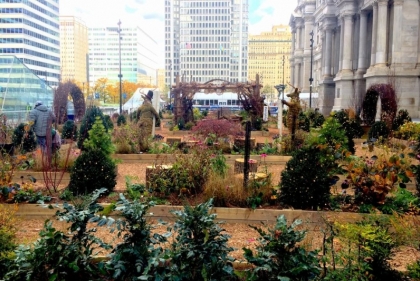 Gardens in Dilworth Park