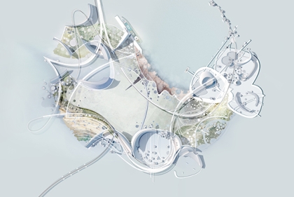 Abstract student design.