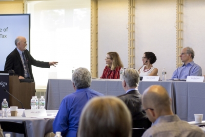 (Left to right) Kirk McClure, Sandra Newman, Ingrid Ellen, and Alex Schwartz