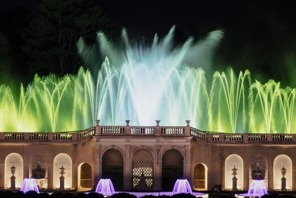 Fountain and Light Display at Longwood Gardens