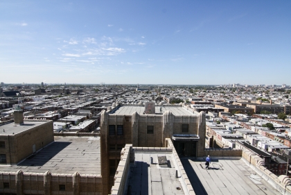 View from rooftop at Le Bok Fin pop-up restaurant in South Philadelphia