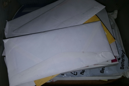 Pile of mail