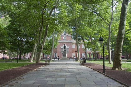 Back of Independence Mall