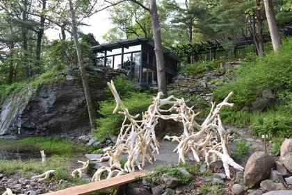 Pavilion on site
