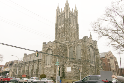 exterior of church