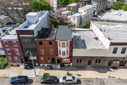 Aerial view of the Tanner House
