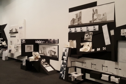 Wall of pieces in the Architecture’s Summer Preparatory Studio