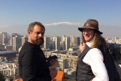 Richard Weller and David Gouverneur in Santiago