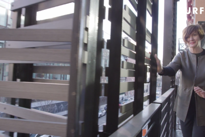 Dubbeldam leading Surface through one of her landmark buildings in a behind-the-scenes video tour.