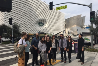3rd year master students with Florencia Pita in Los Angeles