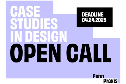 Graphic reading Case Studies in Design Open Call