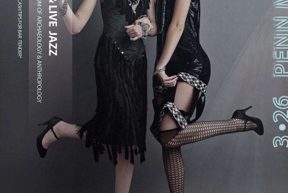Two women in 20's flapper outifts