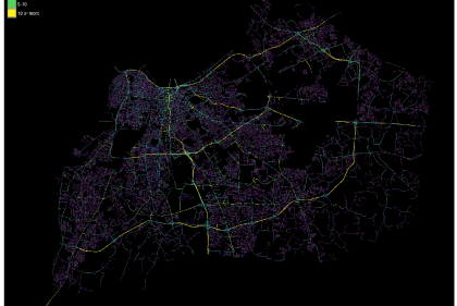 Map of Collision Count in 2017