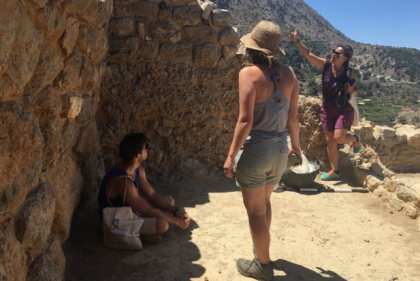 Penn Students on Bronze Age conservation site