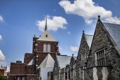 Rooftops on Penn Campus