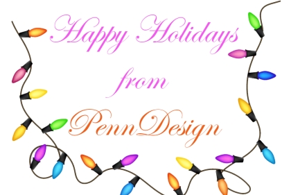 "Happy Holidays From Penn Design"