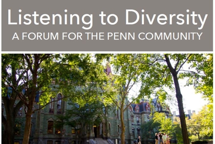 Poster for "Listening to Diversity"