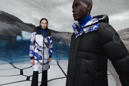 3d rendering of models wearing coat design