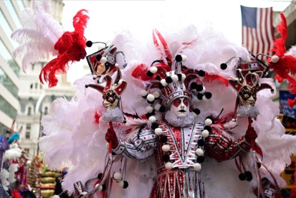 Mummer at mummers parade 