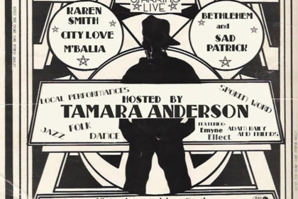World cafe live poster for black lives matter benefit