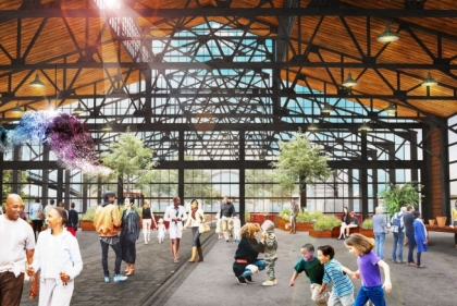 Rendering of Cherry Street Pier project
