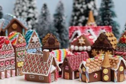 Village of gingerbread houses