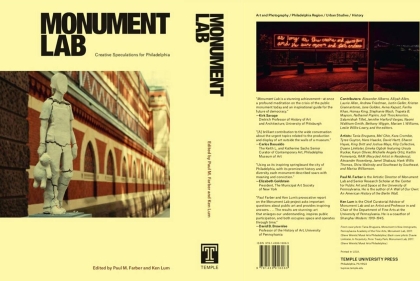 'Monument Lab' book cover showing public sculpture