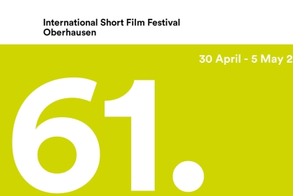 Sign for the Oberhausen International Short Film Festival.