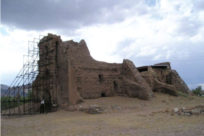 Ruins of a building