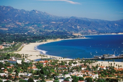 Santa Barbara beach area