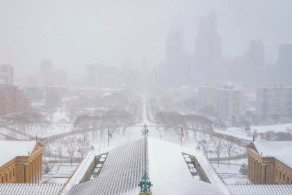 Snow covered Philly