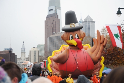 Thanksgiving day parade in Philadelphia