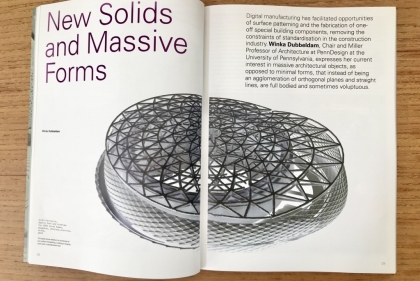 Winka's article titled "New Solids and Massive Forms"