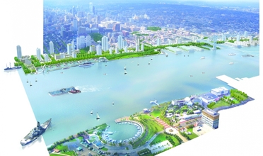 Visualization of potential project on the Delaware River.