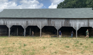 Field Survey Day. Conditions Assessment for Hey Barn in Natirar Fars, Somerset County, NJ